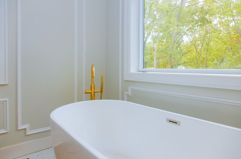 Renovated Bathtub with Modern Fixtures