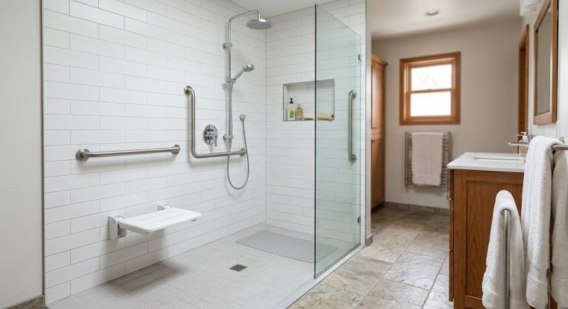 Elderly Shower Installation in Manchester, NH